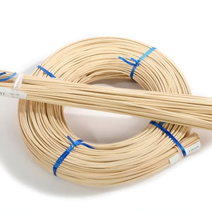 Material de ratán premium en rollo plano ovalado, el más vendido entre los materiales naturales para artesanía. - Product Image 3