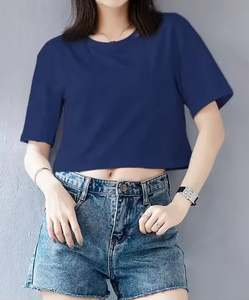 Camiseta Personalizada para Mujer, 100% Algodón, Estilo Baby Tee, Top Corto a la Moda, Camiseta Ajustada para Chicas - Product Image 6