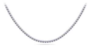 Collar de cadena de plata de ley 925 con moissanita, diseño de onda de agua, para mujer, VVS1, color D, pasa el test de pureza, estilo Iced Out, moderno, regalo de boda, joyería - Product Image 6