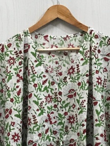 Custom New Solid Print Luxury Kaftan Floral Printed 100% Cotton Satin Spring Autumn Summer Beach Cover <b>up</b> for Gift Great Price - Product Image 4