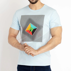 Camisetas Extra Grandes para Hombre, Color Marrón Liso, 100% Algodón, Estilo Casual Urbano, Corte Holgado, Camiseta Básica para Verano, Venta al Por Mayor - Product Image 2
