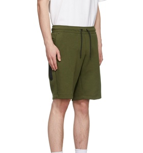 Shorts de sport pour hommes en molleton de coton de haute qualité 2026, anti-plis, grandes tailles, avec cordon de serrage et deux poches avant - Product Image 2