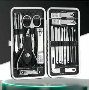 Ensemble de manucure et pédicure en acier inoxydable 19 pièces, kit complet de coupe-ongles, pince à cuticules, outil pour sourcils, professionnel, durable, pour personnes âgées - Product Image 5
