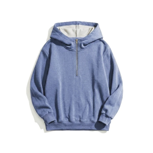 Nouveauté : Sweat-shirts à fermeture éclair pour hommes, style streetwear, 100% coton, coupe classique, design personnalisable, printemps - Product Image 6