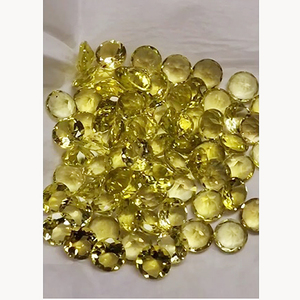247 pièces de quartz citron améthyste naturel, 7 mm à 8 mm, facetté rond, 321 carats, lot Iroc Sales, pierres précieuses brutes taillées pour la fabrication de bijoux - Product Image 4