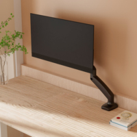 Soporte de Escritorio VESA para un Solo Monitor con Resorte de Gas AUKI, Resistente, Ajustable, para Pantalla de Computadora, OEM ODM ISO9001