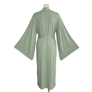 Kimono musulmán premium de moda para mujer, túnica larga con cinturón, Abaya al por mayor - Product Image 2
