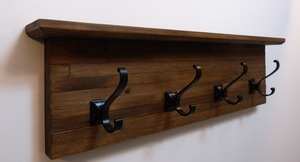 High Quality Wooden Wall Hanger Budget Friendly Stylish Wall <b>Hooks</b> for Entryway Bedroom Bathroom and Kitchen - Product Image 2