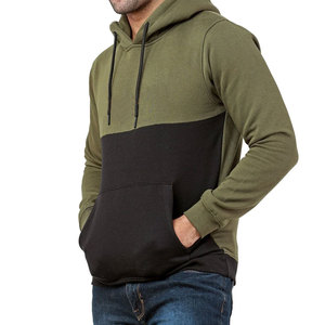 Sweat-shirt à capuche décontracté pour homme en polyester/coton, avec logo personnalisé sur le devant, pour l'hiver - Product Image 1