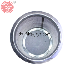 Tube filtrant en acier inoxydable à anneau micronique, à bride et à maille fine - Product Image 3