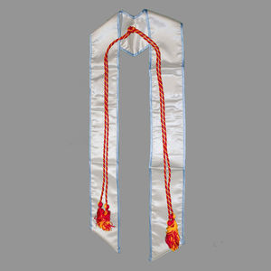 Cordones de Honor para Graduación al por Mayor de 68 Pulgadas, Trenzados de Rayón, de Uno o Dos Colores con Borla, Cordón de Honor para Graduación Universitaria - Product Image 1