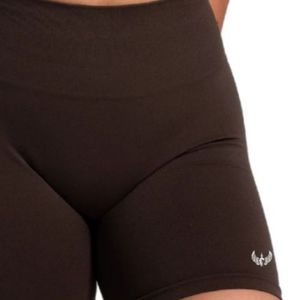 Shorts Deportivos de Cintura Alta para Mujer, Color Marrón Oscuro, Sin Costuras, Elásticos, para Gimnasio, Fitness, Entrenamiento y Ejercicio - Product Image 5