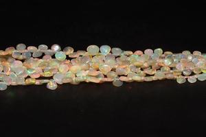 Cuentas de Ópalo Etíope con Destello de Fuego, Forma de Corazón Lisa, 6 mm, Hebras de 8 Pulgadas de Largo para la Fabricación de Joyas y Manualidades - Product Image 4