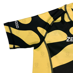 KidsShort Sleeve <b>Compression</b> Rashguard Wholesale Rate Printed Long Sleeve Rash Guard <b>Shirt</b> Adults Custom Sublimated MMA Use - Product Image 4