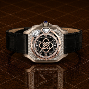 Luxury Jewelry Style Moissanite Diamond Watch Men Stainless Steel Bracelet Watch - Product Image 1