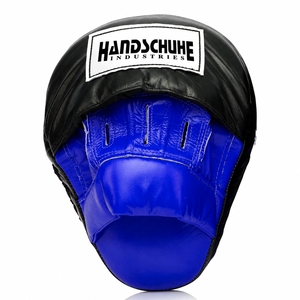 Guantes de Boxeo Azules de Cuero PU, Almohadillas de Entrenamiento Duraderas para Práctica de Boxeo, Guantes de Entrenamiento al Aire Libre para Hombres, Mujeres y Niños - Curvos - Product Image 2