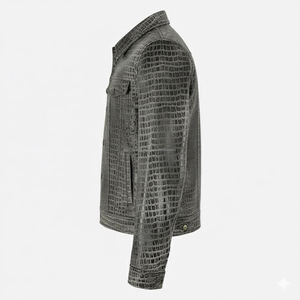 Veste bomber d'hiver en cuir personnalisée à la vente chaude pour hommes Logo avant Imperméable Coupe-vent Séchage rapide Toile Style vintage - Product Image 4