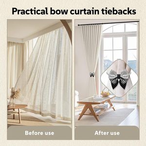 Fermacurtain Magnetici Eleganti e Robusti 2026 - Set da 2 con Corda a Fiocco - Accessori Eleganti per Bastoni e Binari per Tende - Product Image 4