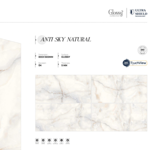 Azulejos de porcelana brillante de alta calidad 800x1600 1200x1800 750x1500mm Azulejos de gran formato para sala de estar, baño, cocina y pared - Product Image 1