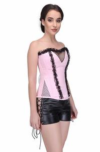 เสื้อครอเซ็ทวินเทจสำหรับผู้หญิง เซ็กซี่ กระชับสัดส่วน ระบายอากาศได้ดี ดีไซน์ทันสมัย ผ้าปักลาย สำหรับสาวพลัสไซส์ - Product Image 4