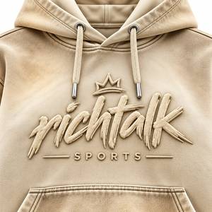 Sudadera con Capucha para Hombre, con Logotipo en Relieve, Oversize, de Algodón y Felpa, Estilo Casual, para Invierno, Transpirable, Lavada, Ecológica - Product Image 4