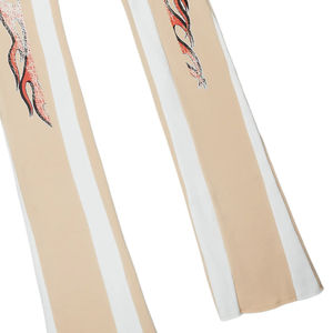 Ensemble sweat à capuche et pantalon évasé 100 % coton sur mesure, nouvelle collection, style classique, survêtement évasé délavé à l'acide pour homme - Product Image 6