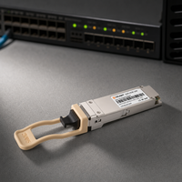 Transceiver optique InfiniBand HDR QSFP56 200G 850nm MMF 100m MPO-12 APC DOM pour concentrateur de cluster GPU NVIDIA vers carte réseau