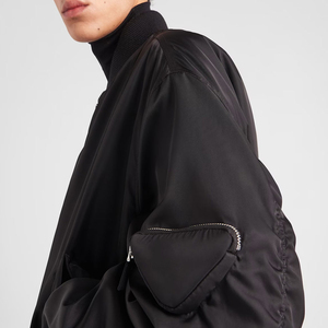 Chaqueta Bomber de Invierno para Hombre, Elegante, 100% Nailon, Cómoda, Estilo Urbano, Cuello Alto Ajustable, Mejor Precio, Logotipo en la Parte Delantera - Product Image 3