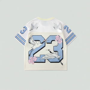 Vêtements de football en polyester, maillot américain uni en maille, grande taille, dernière collection, qualité supérieure, vente en gros - Product Image 2