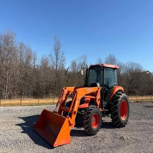 Tracteur d'occasion japonais Kubota M7040 70 ch 4x4, mini-tracteur compact japonais, matériel agricole - Product Image 3