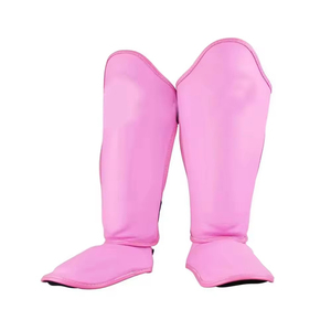 Protège-tibias de football en cuir à ajustement facile avec protection de base de la cheville pour les joueurs débutants – Prix de gros, best-seller - Product Image 1