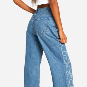 New Fashion Women Clothing Jeans Baggy Flared Jeans With Pocket for Woman <b>Pants</b> Breathable Denim <b>Pant</b> OEM Service 2026 - Product Image 2