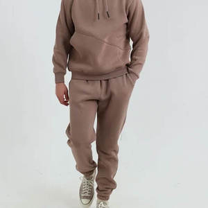 Conjunto Deportivo para Hombre y Mujer, Chándal de Alta Calidad, Tela de Felpa de Poliéster/Algodón, Lavado Ácido, Estampado Sólido Personalizado - Product Image 2
