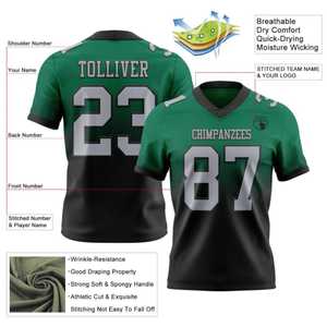 Camiseta de Fútbol Americano para Hombre, Número 17, Cuello en V, Manga Corta, Transpirable, Poliéster, Diseño Personalizado con Número de Equipo, Directo de Pakistán 2026 - Product Image 4
