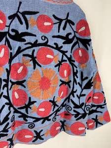 Chaqueta Bordada Suzani Hecha a Mano |   Kimono de Algodón Estilo Boho - Product Image 5