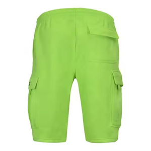 <b>Men's</b> Athletic <b>Shorts</b> with Pockets and <b>Elastic</b> <b>Waistband</b> 100% Polyester Quick Dry Casual Mid Waist Knitted Front Logo - Product Image 2