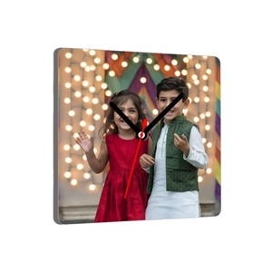 Reloj Maestro de Sublimación en Blanco, Hecho a Mano con MDF y Acrílico de Alta Calidad, Acabado Brillante y Mate, a Precio de Fábrica - Product Image 1