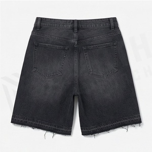 Shorts de Mezclilla para Mujer, Jeans de Moda Urbana con Apliques, Calidad Premium, Casuales, de Verano, para Exteriores, Ropa de Boutique Moderna - Product Image 2