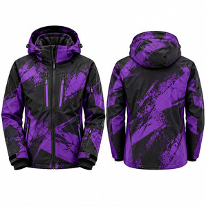 Combinaison de ski pour homme, manteau d'hiver chaud, coupe-vent de montagne, imperméable à capuche, vestes pour homme grande taille - Product Image 1