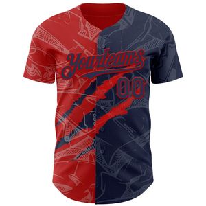Maillot de baseball personnalisé avec nom d'équipe, entièrement boutonné, 100 % coton biologique, antibactérien, col en V, manches courtes, tissu respirant - Product Image 6