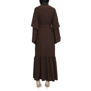 Abaya élégante pour femmes, vêtement islamique long, coupe ample, manches longues, robe musulmane modeste, idéale pour le quotidien et la prière - Product Image 2