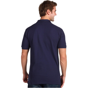 Classic Mens Navy Blue Polo <b>Shirt</b> Short Sleeve Solid Casual <b>Collar</b> <b>T</b> <b>Shirt</b> Premium Cotton Blend Top for Men Everyday Wear - Product Image 2