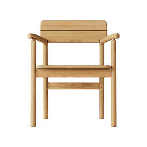 Sillón de Patio de Madera de Teca Sólida de Alta Calidad, Respaldo con Diseño Ligero, Muebles de Comedor Modernos y Ecológicos para Exteriores para Hoteles - Product Image 3