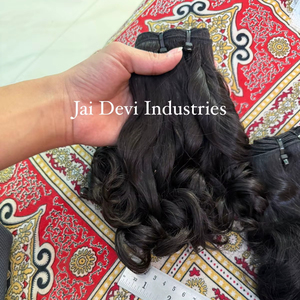 ผมแท้แบบไม่ผ่านกระบวนการ 100% ขายส่งเป็นมัด, ผมเวอร์จินแบบไม่ผ่านกระบวนการจำนวนมาก, ผมต่อแบบอินเดียแท้ชนิดเรมี่ - Product Image 4