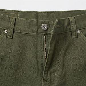 Pantalones Cortos de Mezclilla Vintage Personalizados para Hombre, de Pierna Recta, con Doble Rodilla, Pedrería, Estilo Cargo, Casuales y a la Moda - Product Image 4