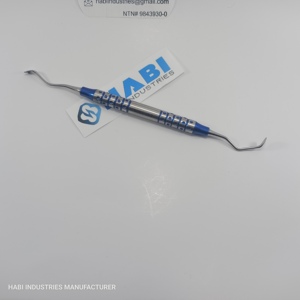 Espátula Quirúrgica Manual de Acero Inoxidable Autoclavable de Doble Punta para Mezcla y Tallado de Resina Compuesta Dental, con Certificación CE - Product Image 1