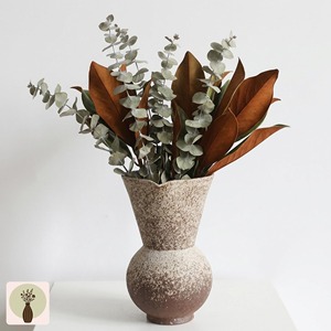 Jarrón de Cerámica de Calidad Garantizada, Acabado Mate Rústico, Decoración de Mesa, 8-16 Pulgadas, Diseño Exquisito y Duradero - Product Image 1