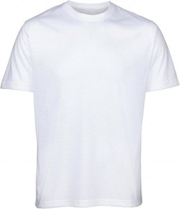T-shirt unisexe blanc à col rond en pur coton tricoté, à manches courtes, pour la promotion de campagnes électorales, fabriqué par le fabricant - Product Image 3