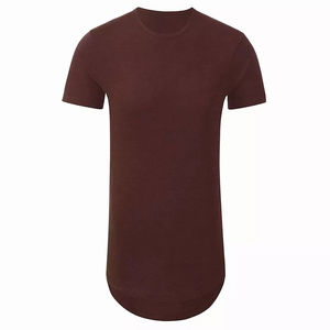 <b>Longline</b> Curved Hem <b>T</b>-<b>shirt</b> Custom Blank Plain Round Bottom Printing 100% Cotton <b>Mens</b> <b>Longline</b> <b>T</b>-<b>shirt</b> for <b>men</b> - Product Image 2