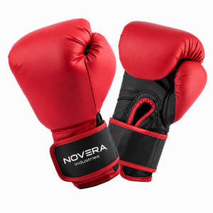 Gants de boxe en cuir avec logo personnalisé, sangle de poignet, gants d'entraînement MMA, cuir PU, 6Oz-16Oz, toutes tailles et couleurs - Product Image 5